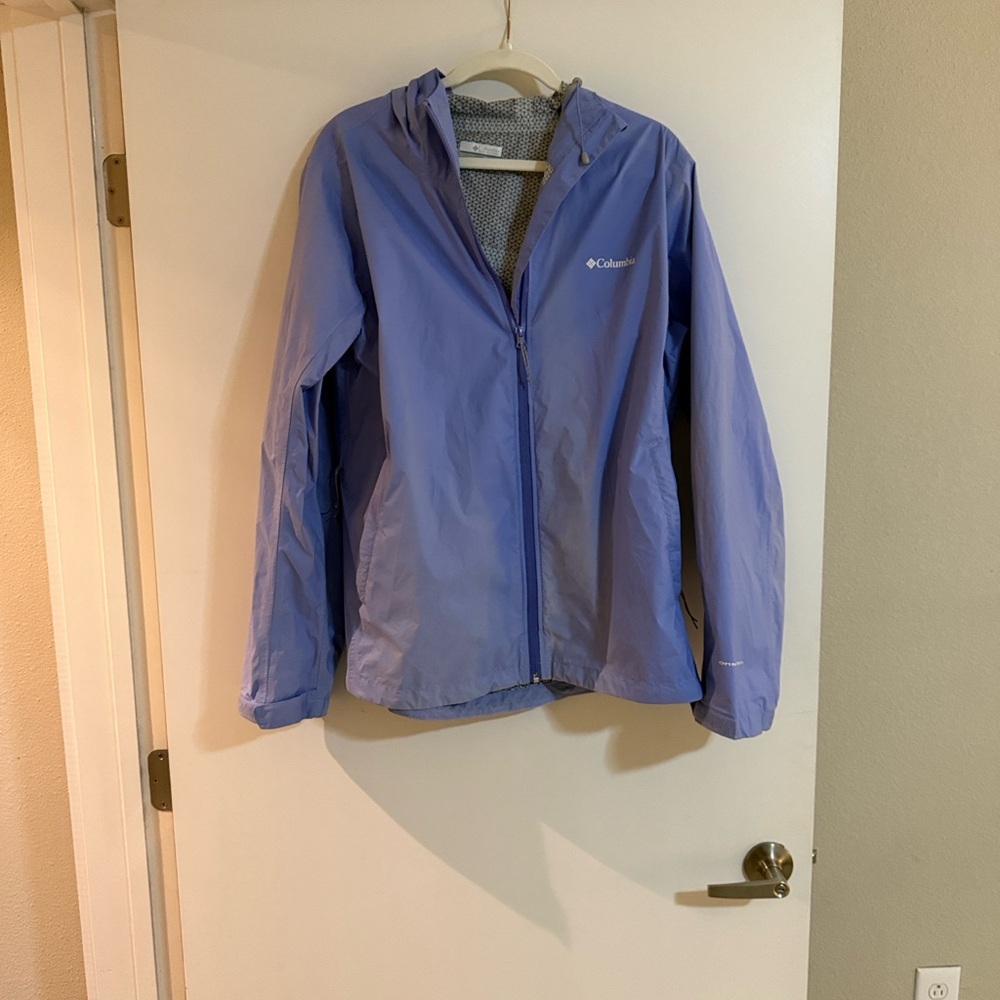 Columbia Lavender Rain Jacket